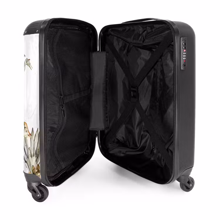 Dino Jungle NBS - Handbagage koffer - Unisex middel -binnenkant