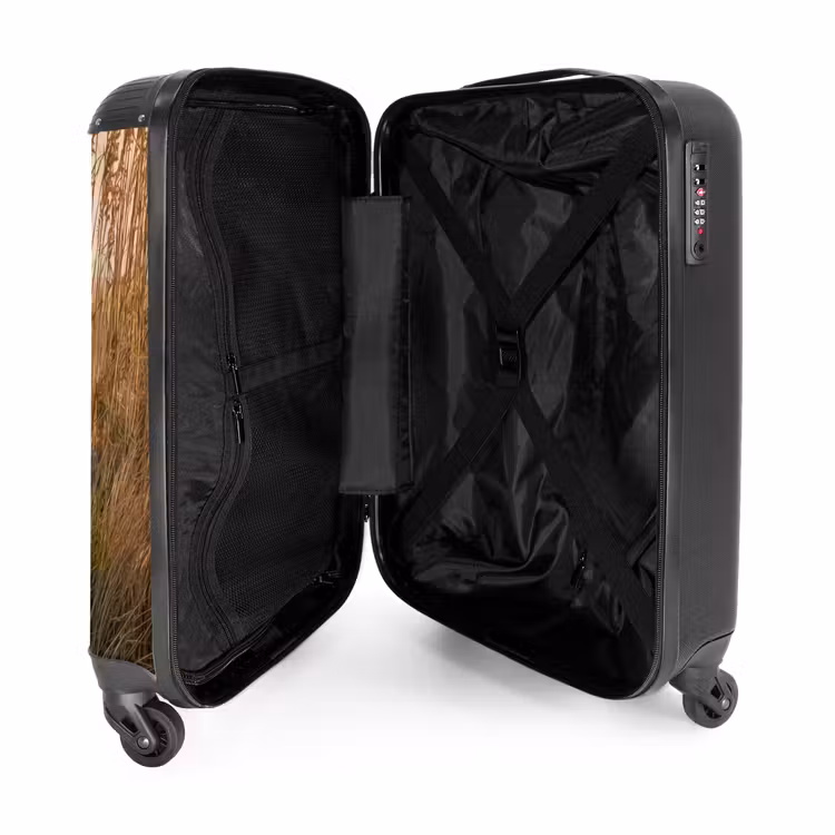 Duinlandschap - Zonsondergang - Strand NBS - Handbagage koffer - Volwassenen Unisex middel -binnenkant