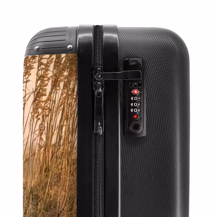 Duinlandschap - Zonsondergang - Strand NBS - Handbagage koffer - Volwassenen Unisex middel -slot