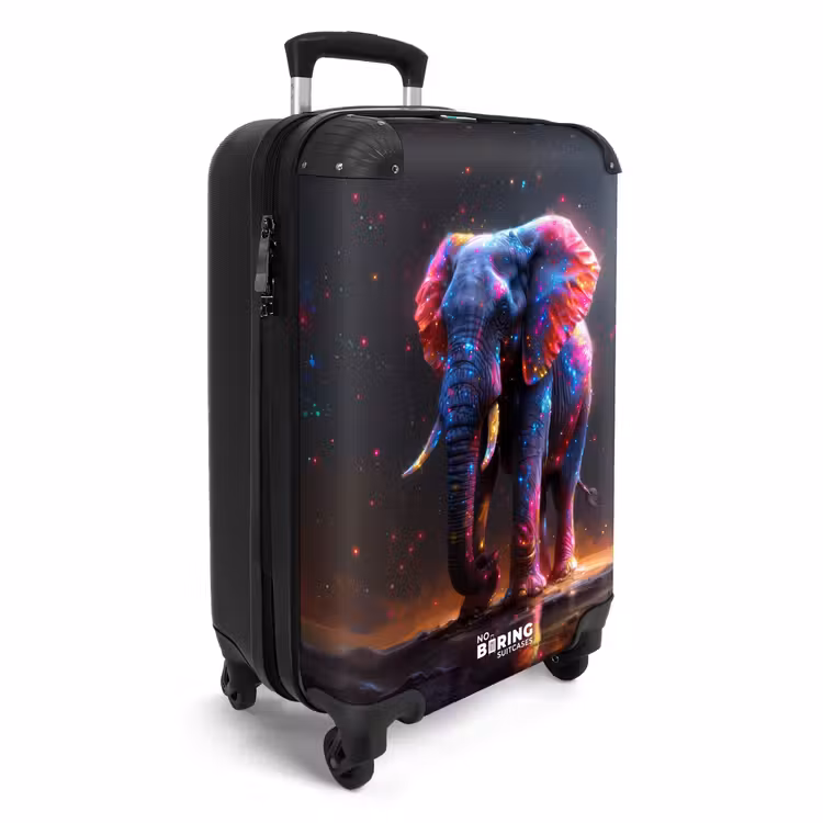Olifant op ruimtereis NBS - Handbagage koffer - Unisex middel -productfoto_3d