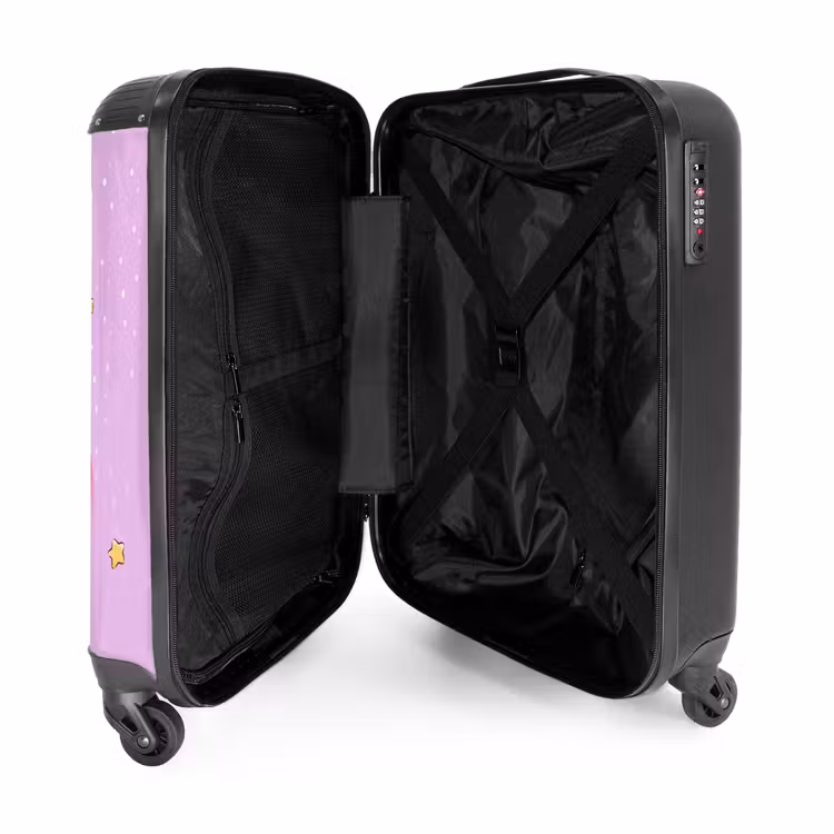 Elza eenhoornprinses NBS - Handbagage koffer - Unisex middel -binnenkant