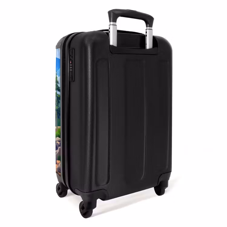 Graafmachine in actie NBS - Handbagage koffer - Unisex middel -achterkant