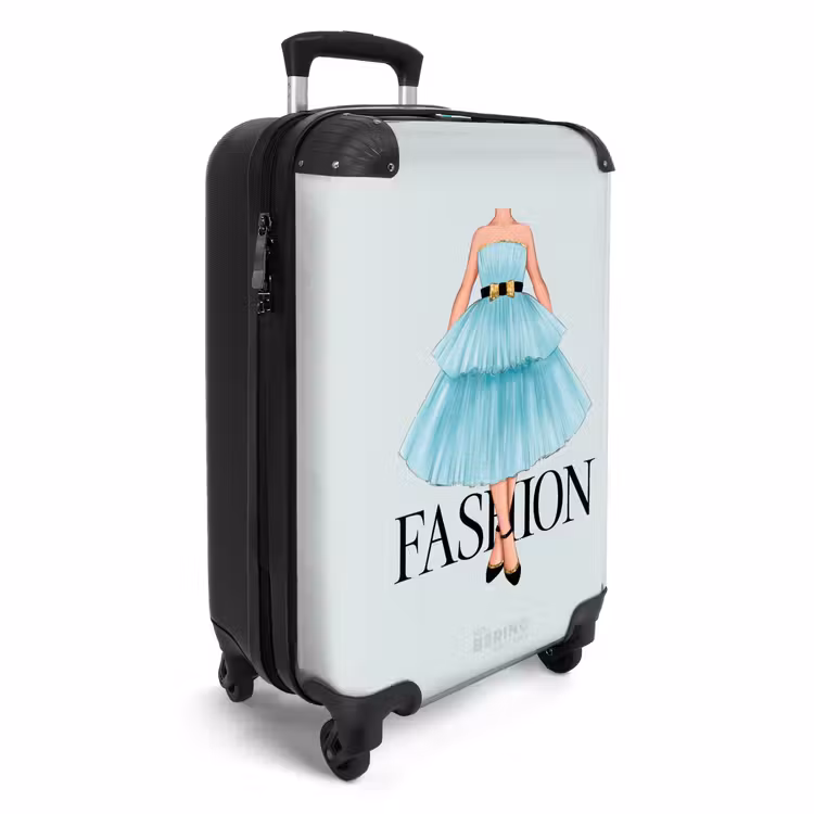 18 NBS - Handbagage koffer - Unisex middel -productfoto_3d
