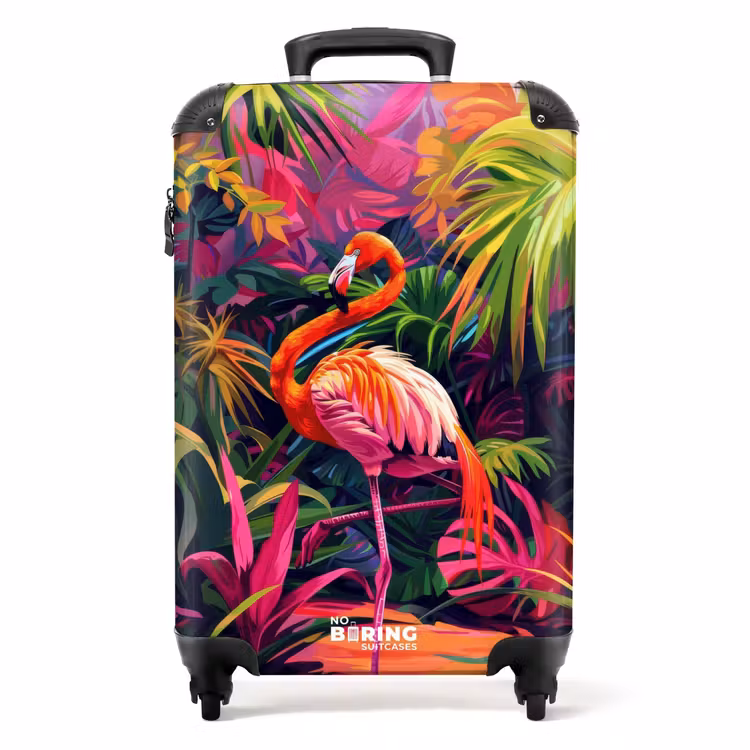 Ferry flamingo NBS - Handbagage koffer - Unisex middel -productfoto_recht