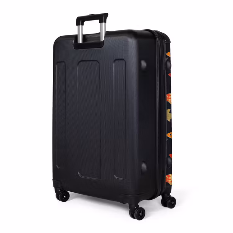 Vissen - Patroon - Kleurrijk NBS - Handbagage koffer - Volwassenen Unisex middel -slot