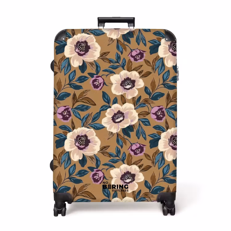 Floraal - Stilleven - Kleurrijk NBS - Large koffer - Volwassenen Unisex groot -3d