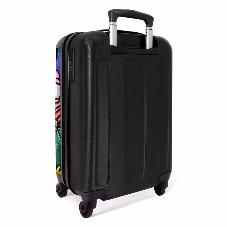 Grappige Monsterbende NBS - Handbagage koffer - Unisex middel -achterkant