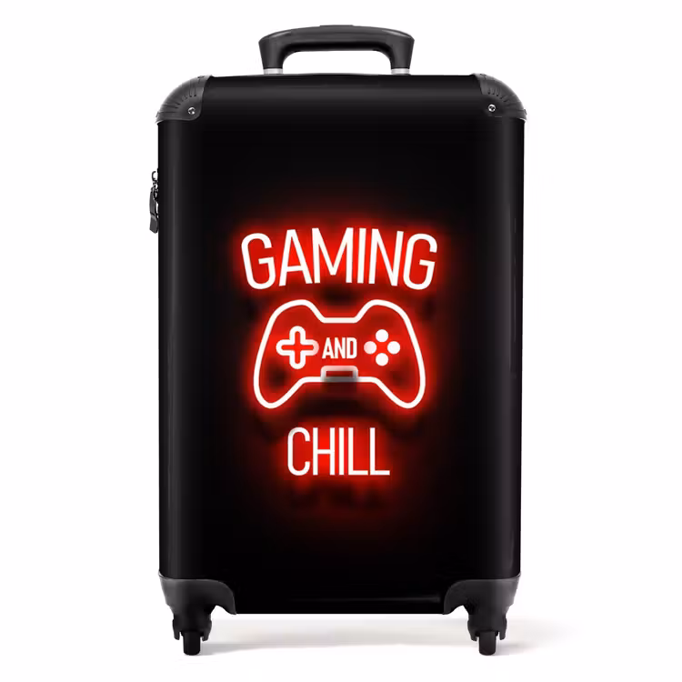 Gaming and Chill NBS - Handbagage koffer - Unisex middel -productfoto_recht