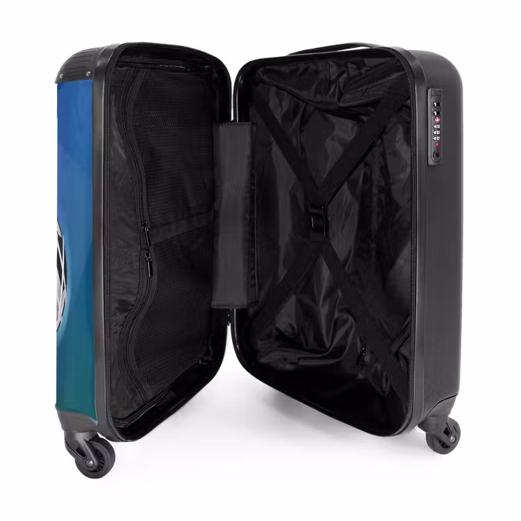 Goal-getter blauw NBS - Handbagage koffer - Unisex middel -binnenkant