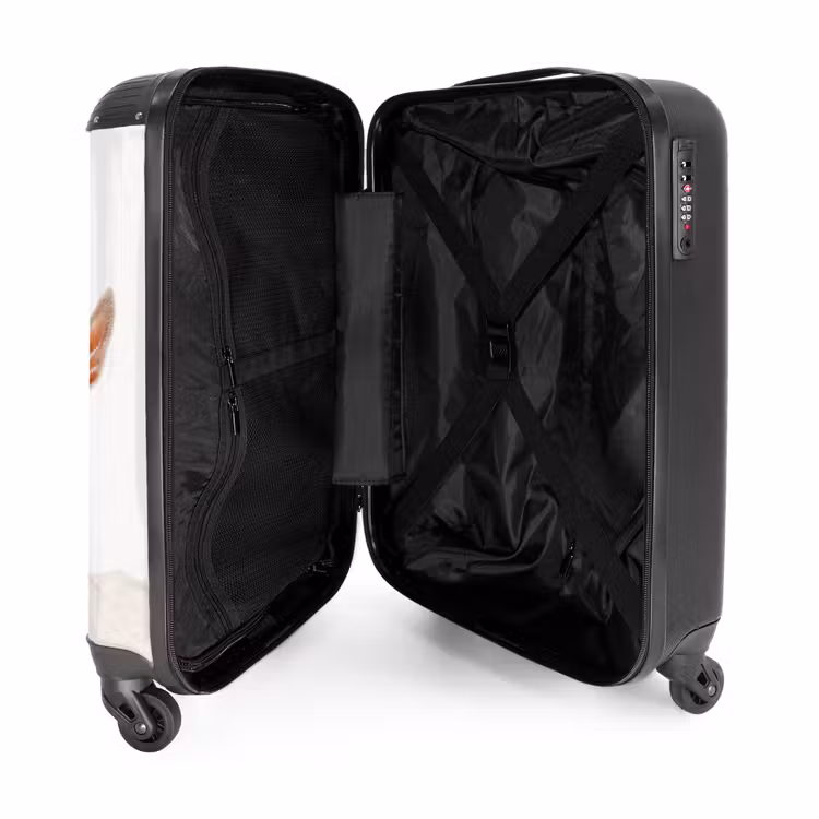 Geit die z'n Tong Uitsteekt NBS - Handbagage koffer - Unisex middel -binnenkant
