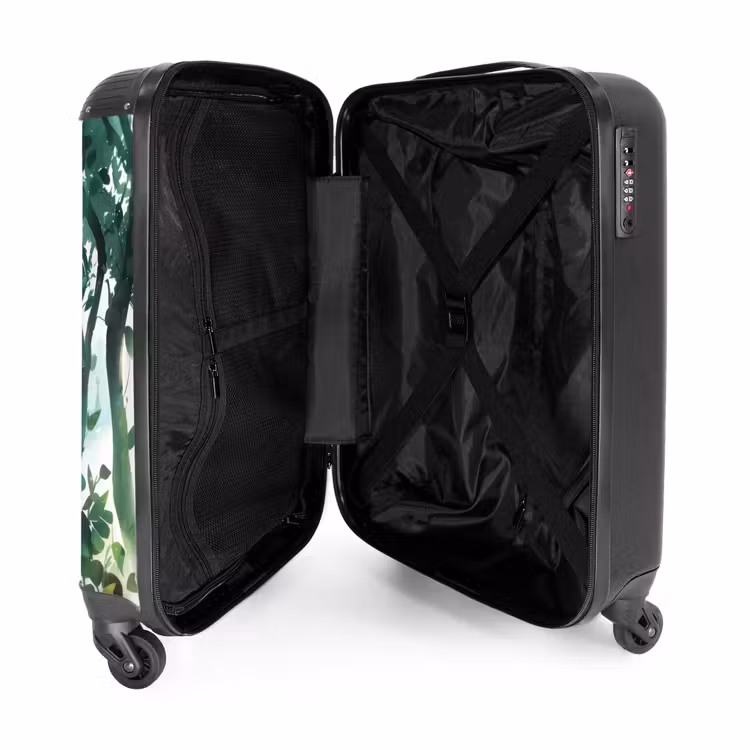 Grace groenrijk NBS - Handbagage koffer - Unisex middel -binnenkant