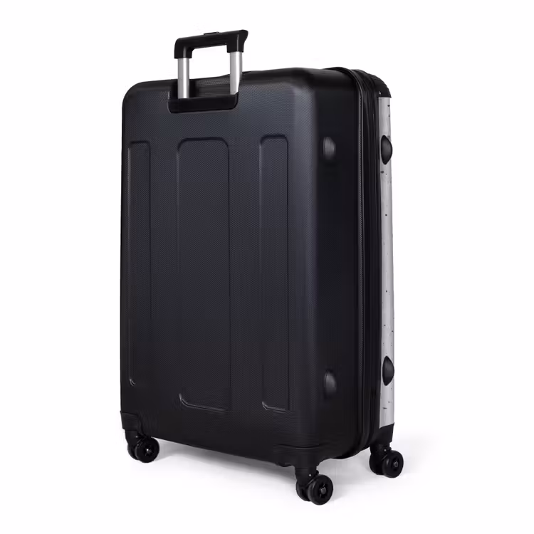 Grijs - Beton - Neutraal NBS - Handbagage koffer - Volwassenen Unisex middel -slot
