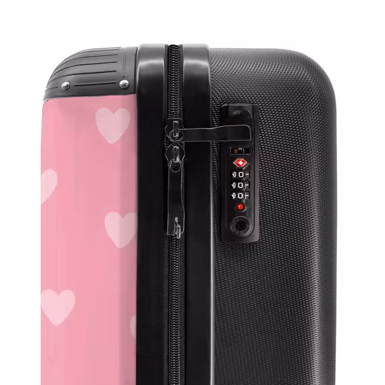 Hartjesritme NBS - Handbagage koffer - Unisex middel -slot
