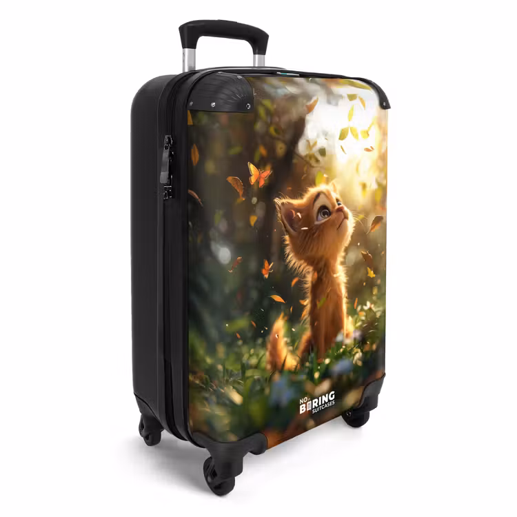 Hendrik herfstkatje NBS - Handbagage koffer - Unisex middel -productfoto_3d