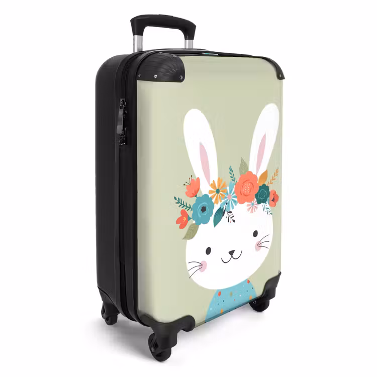 Hippie haas NBS - Handbagage koffer - Unisex middel -productfoto_3d