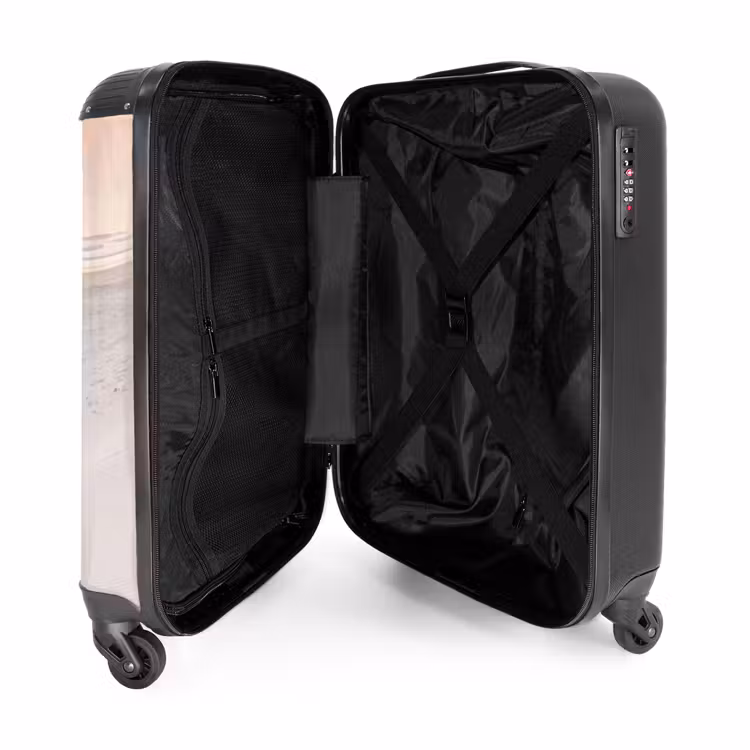 Horizon - Duinlandschap - Zand NBS - Handbagage koffer - Volwassenen Unisex middel -binnenkant