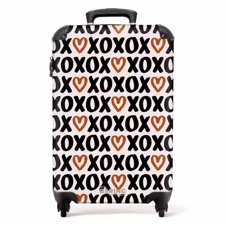 Knuffels en Hartjes NBS - Handbagage koffer - Volwassenen Unisex middel -productfoto_recht