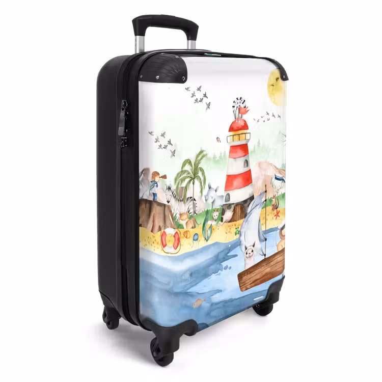 Eilandplezier NBS - Handbagage koffer - Unisex middel -productfoto_3d