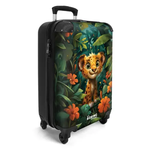 Liam luipaardje NBS - Handbagage koffer - Unisex middel -productfoto_3d
