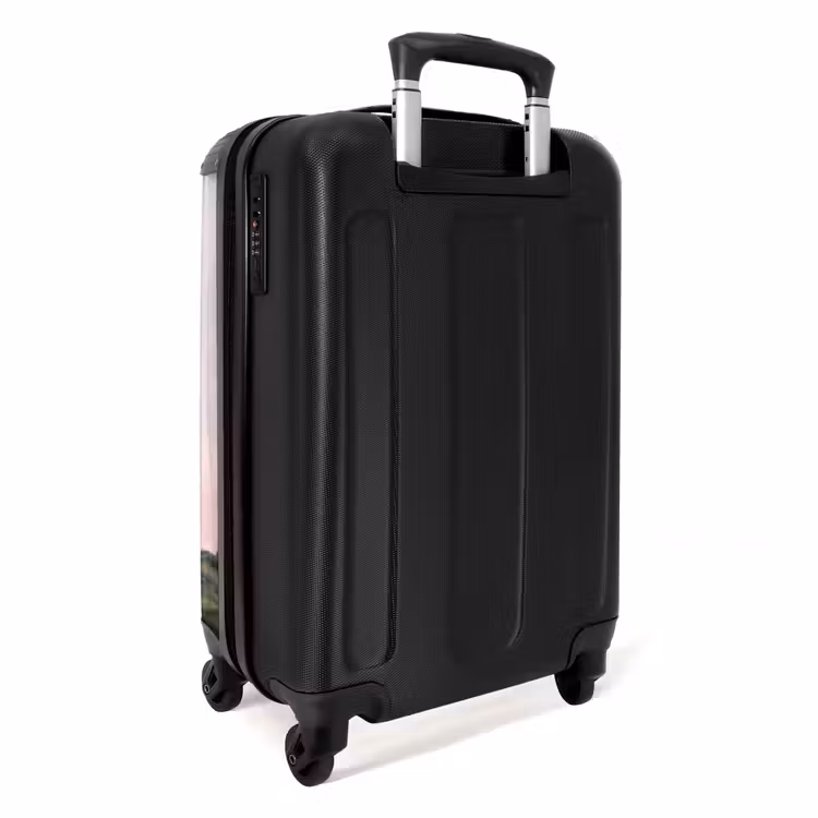 Vuurtoren - Duinlandschap - Zee NBS - Handbagage koffer - Volwassenen Unisex middel -achterkant
