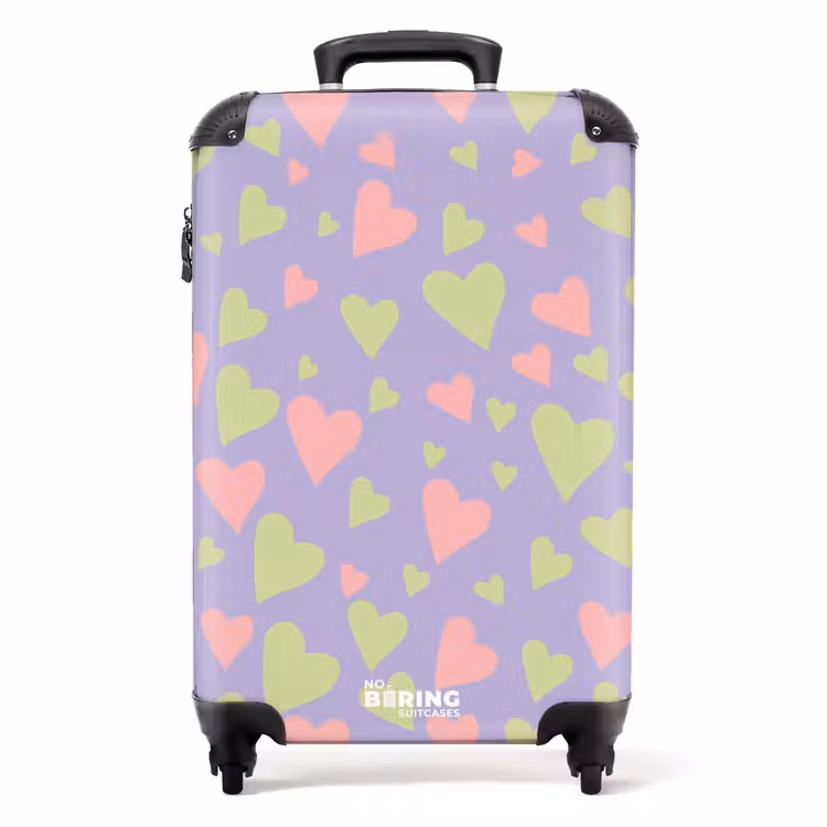 Lovely lila NBS - Handbagage koffer - Unisex middel -productfoto_recht