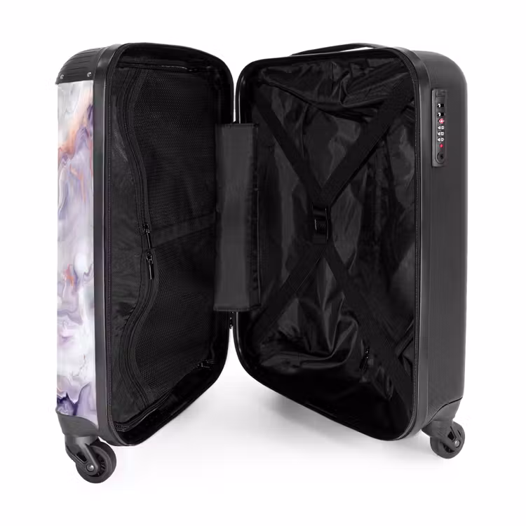 3 NBS - Handbagage koffer - Unisex middel -binnenkant
