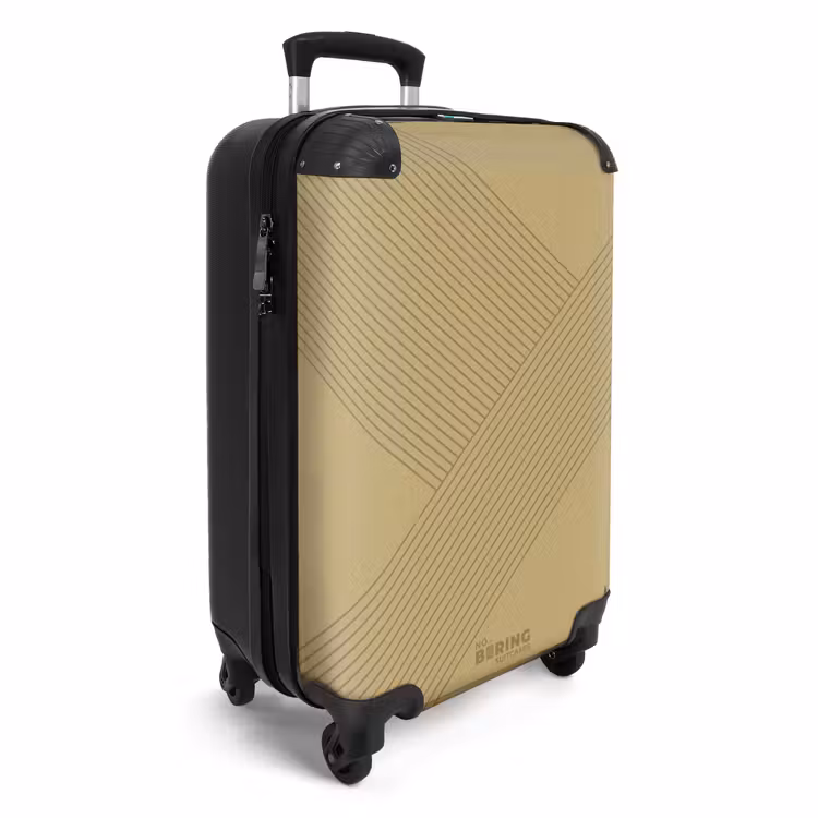 Minimal - Kruisende lijnen op NBS - Handbagage koffer - Unisex middel -productfoto_3d