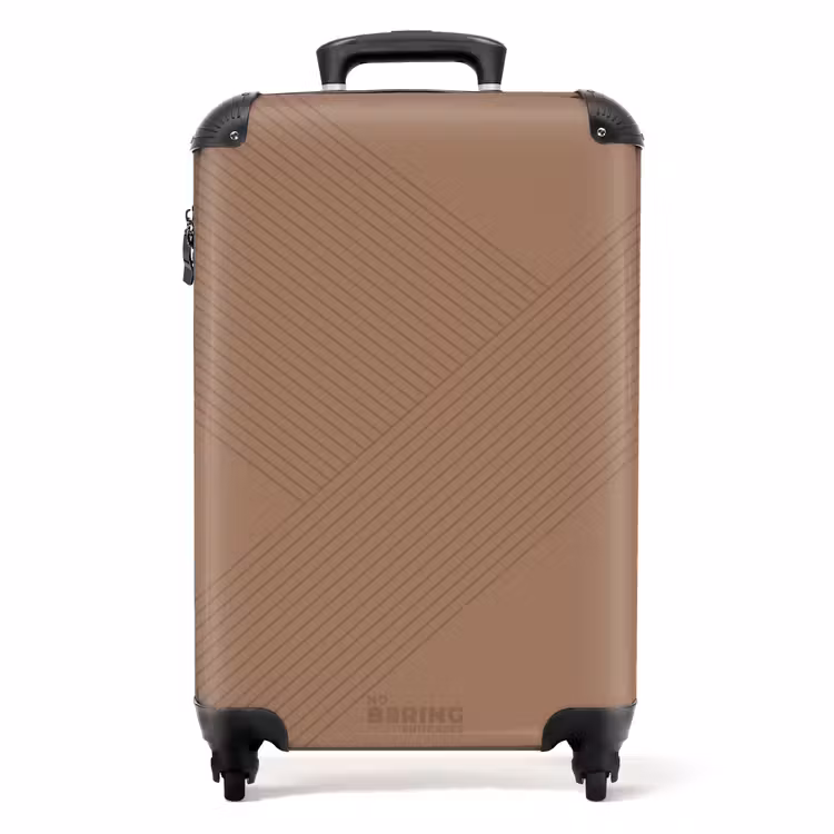 Minimal - Kruisende lijnen op NBS - Handbagage koffer - Unisex middel -productfoto_recht