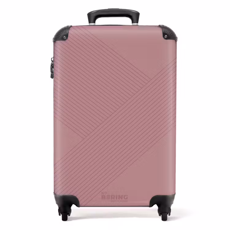 Minimal - Kruisende lijnen op NBS - Handbagage koffer - Unisex middel -productfoto_recht