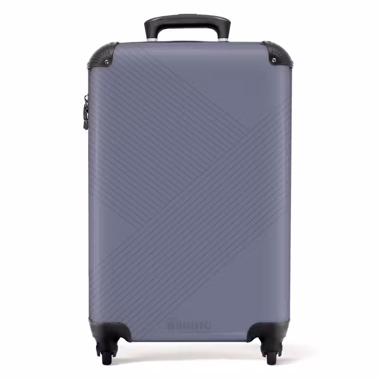 Minimal - Kruisende lijnen op NBS - Handbagage koffer - Unisex middel -productfoto_recht