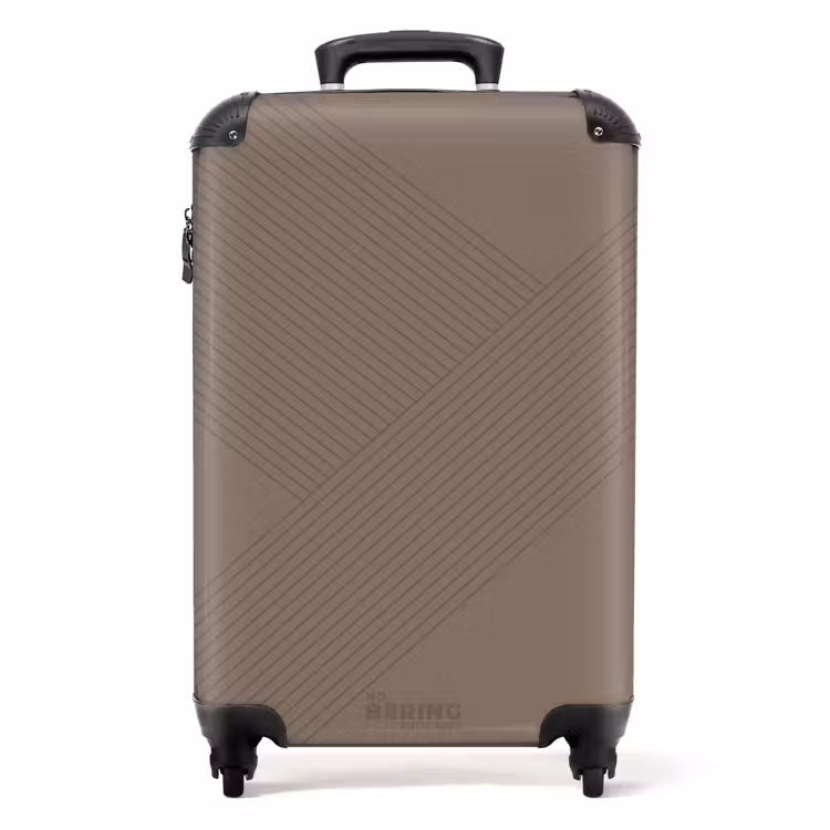 Minimal - Kruisende lijnen op NBS - Handbagage koffer - Unisex middel -productfoto_recht