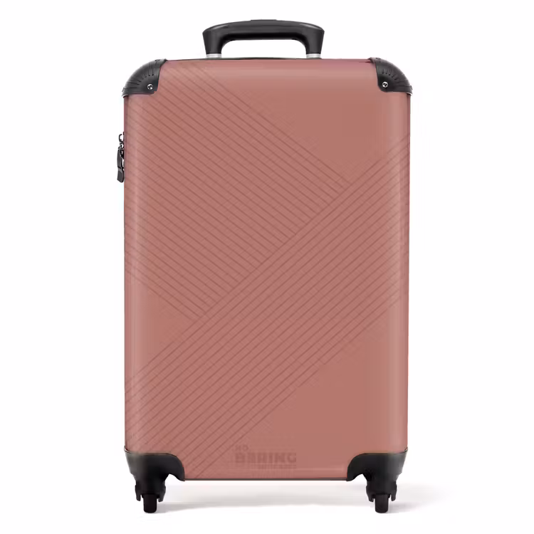 Minimal - Kruisende lijnen op NBS - Handbagage koffer - Unisex middel -productfoto_recht