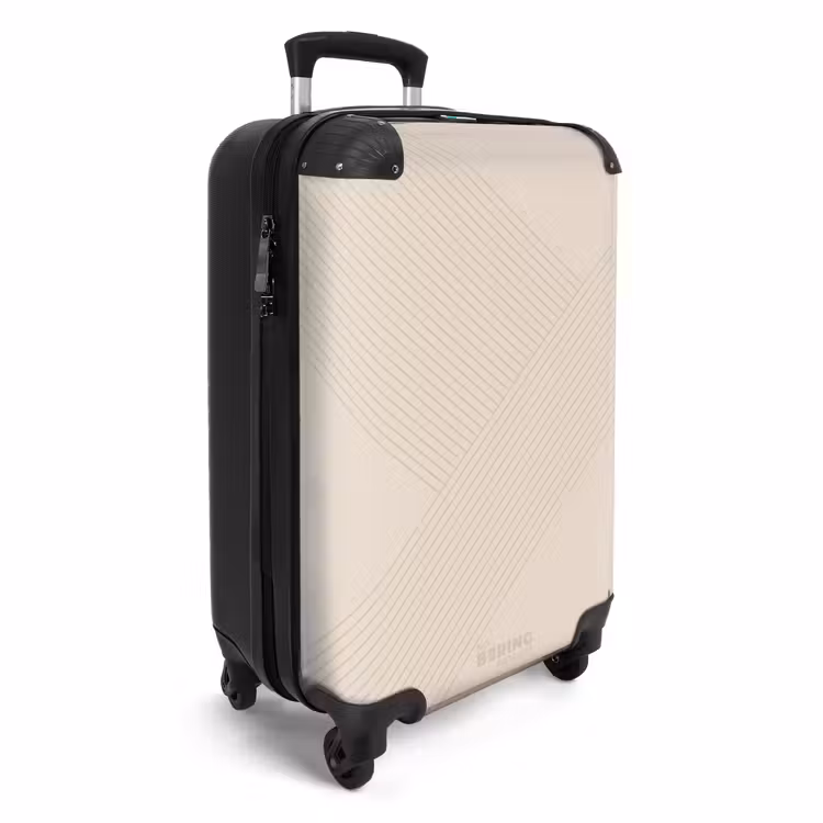 Minimal - Kruisende lijnen op NBS - Handbagage koffer - Unisex middel -productfoto_3d