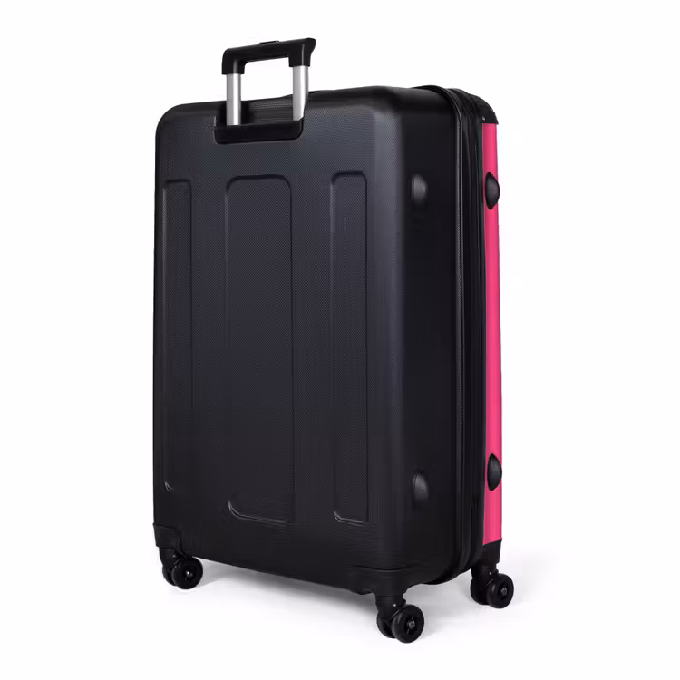 Minimalistisch - Oog - Roze NBS - Handbagage koffer - Volwassenen Unisex middel -slot
