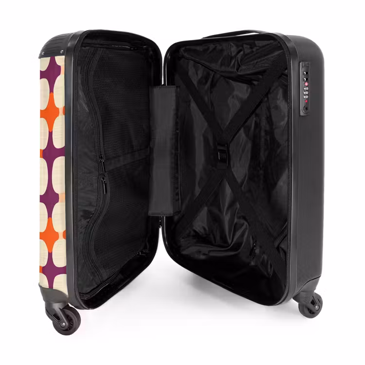 Modern - Patroon - Kleurrijk NBS - Handbagage koffer - Volwassenen Unisex middel -binnenkant