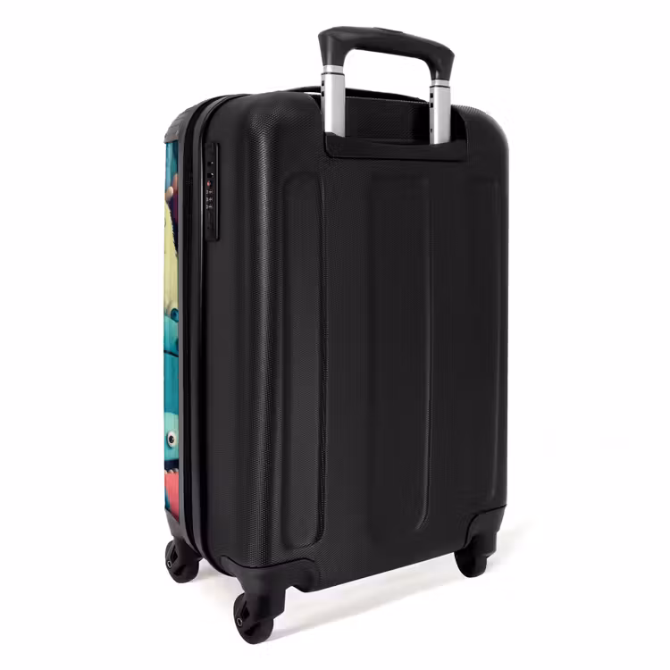 Monster Menigte NBS - Handbagage koffer - Unisex middel -achterkant