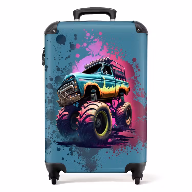 Monster Wheels NBS - Handbagage koffer - Unisex middel -productfoto_recht