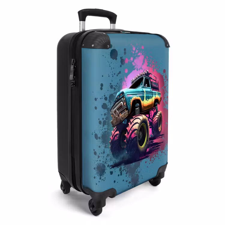 Monster Wheels NBS - Handbagage koffer - Unisex middel -productfoto_3d