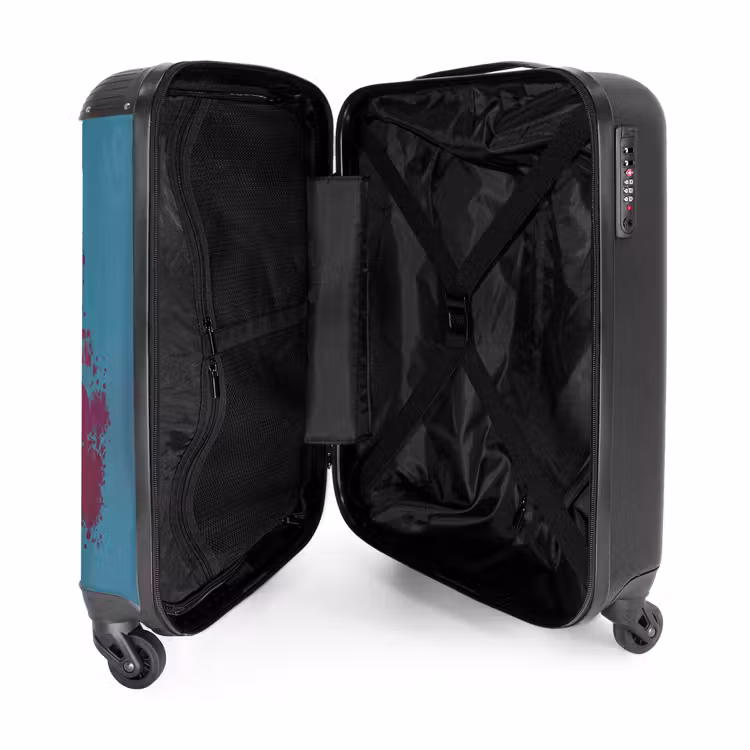 Monster Wheels NBS - Handbagage koffer - Unisex middel -binnenkant