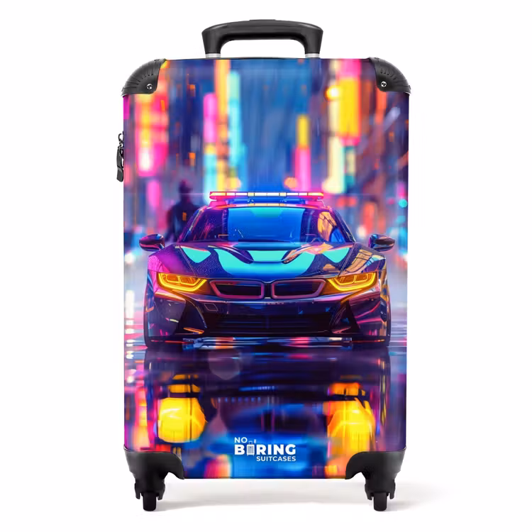 Neon nightcar NBS - Handbagage koffer - Unisex middel -productfoto_recht