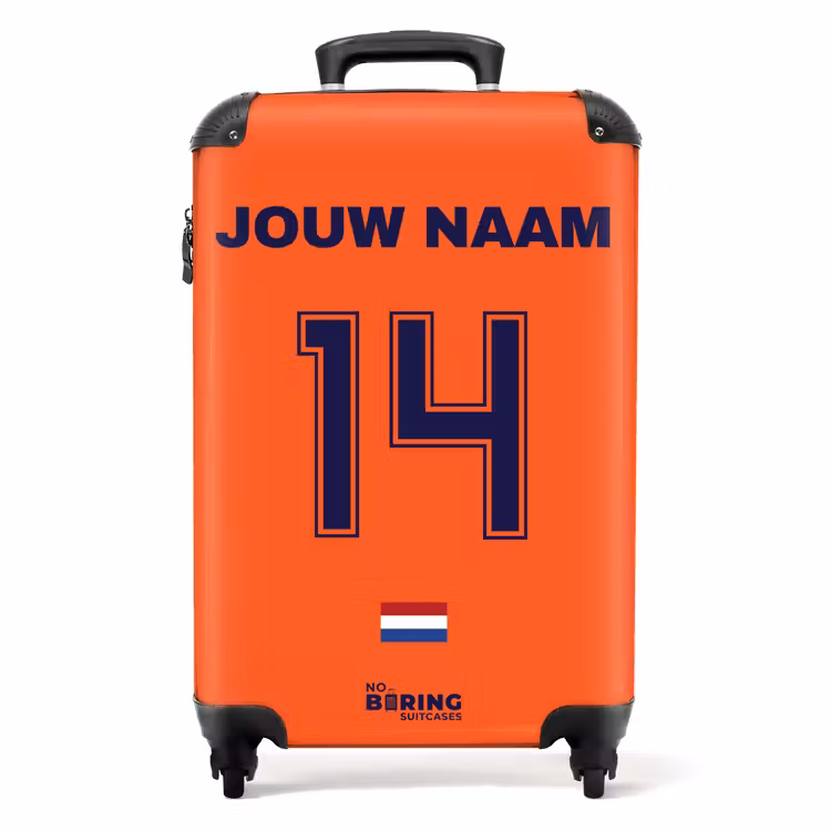 EK koffer 2024 - Nederland thuis tenue NBS - Handbagage koffer - Unisex middel -productfoto_recht