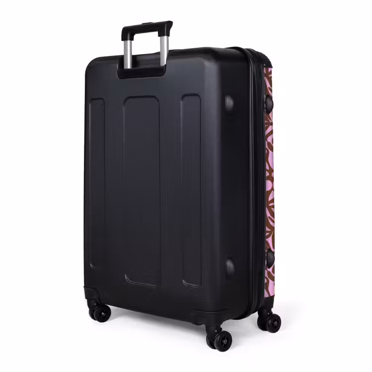 Organisch - Patroon - Roze NBS - Handbagage koffer - Volwassenen Unisex middel -slot
