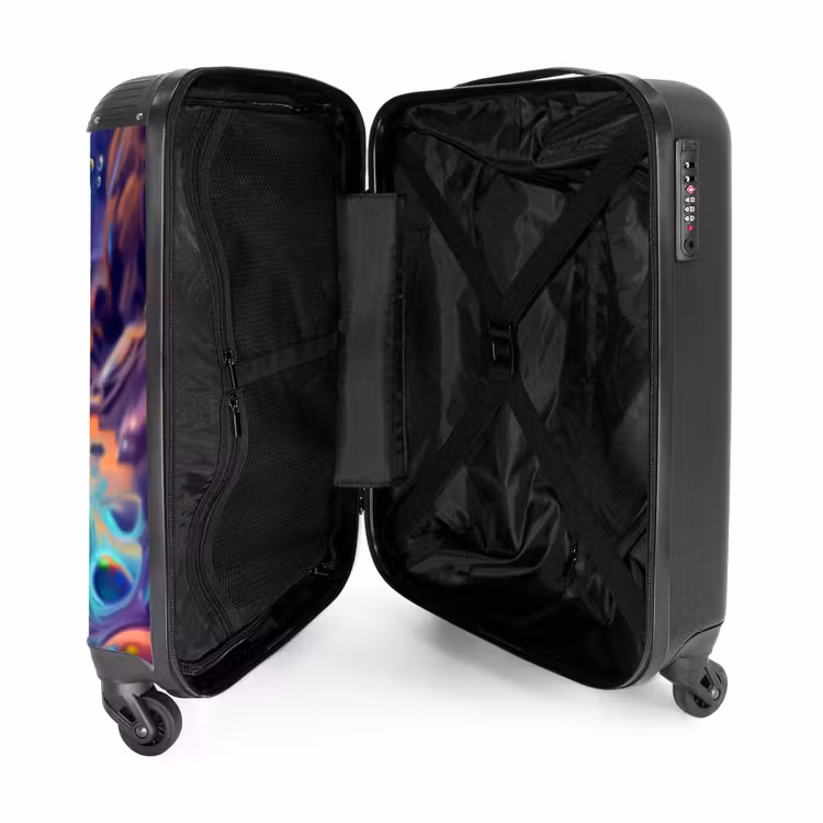 Sierlijke saffierdraak NBS - Handbagage koffer - Unisex middel -binnenkant