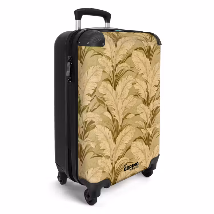 Palmbladeren - Klassiek - Groen NBS - Handbagage koffer - Volwassenen Unisex middel -productfoto_3d