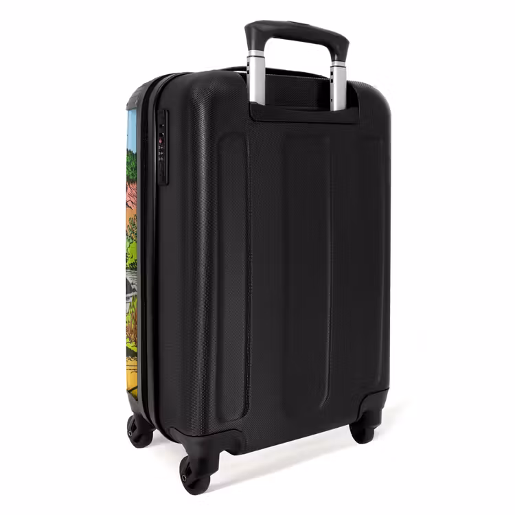 Feest in Dinosaurusland NBS - Handbagage koffer - Unisex middel -achterkant