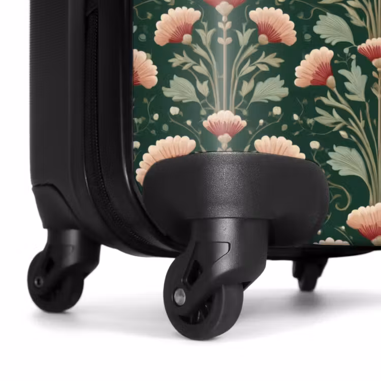 Patroon - Botanisch - Kleurrijk NBS - Handbagage koffer - Volwassenen Unisex middel -wiel