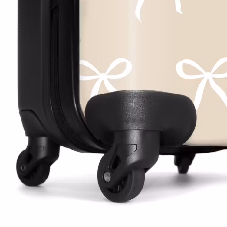 Patroon van strikjes NBS - Handbagage koffer - Unisex middel -wiel
