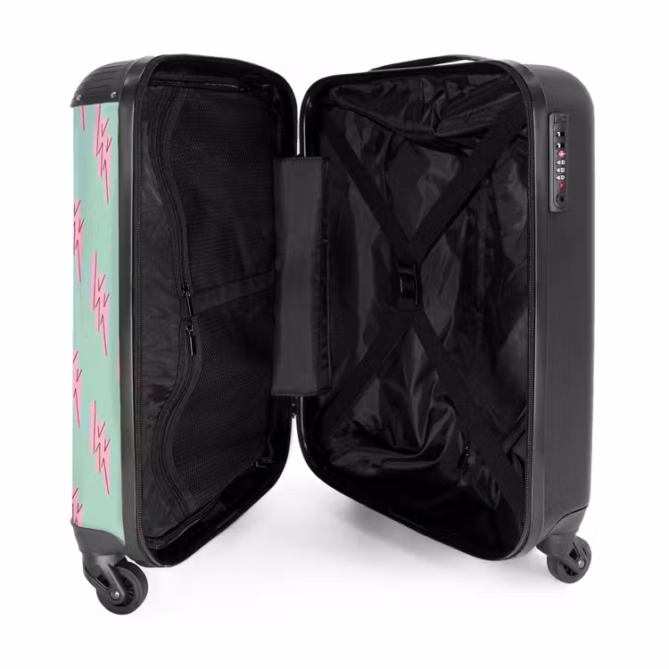 85 NBS - Handbagage koffer - Unisex middel -binnenkant