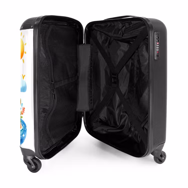 Pepijn piraatje NBS - Handbagage koffer - Unisex middel -binnenkant