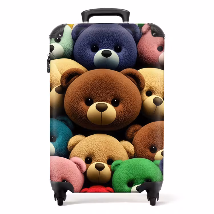 Bonte Berenbende NBS - Handbagage koffer - Unisex middel -productfoto_recht